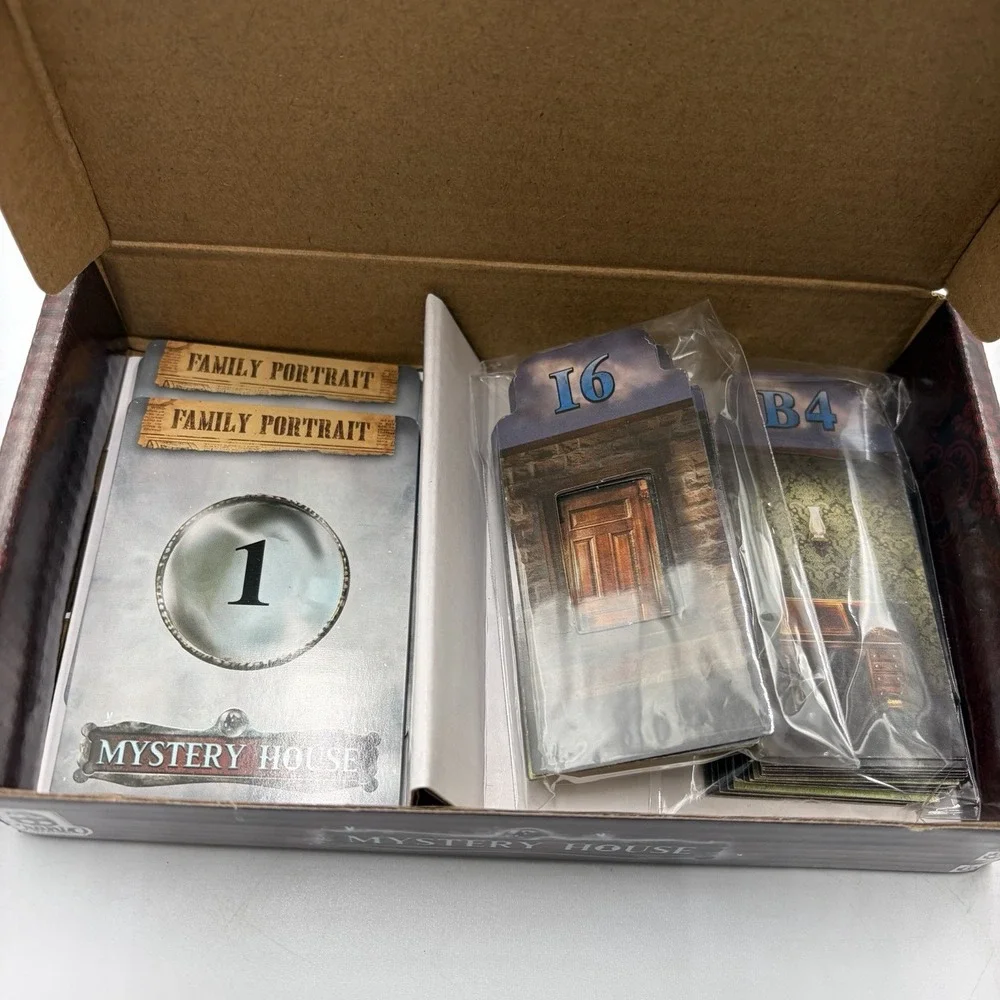 Mystery House: Escape Room In A Box Board Game From Cranio Creations - Complete